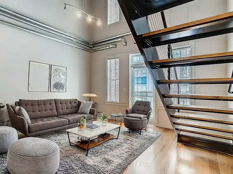 The Lofts at Atlantic Station- Living Room