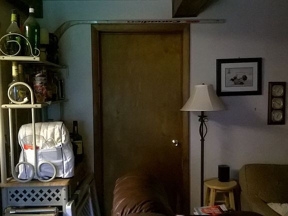 Family room door to basement & pantry