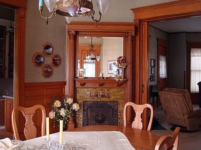 Light-filled dining room