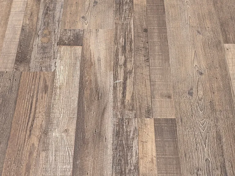 New wood plank floors