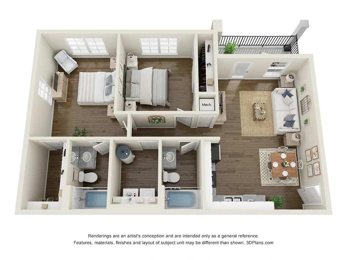Floor plan B1