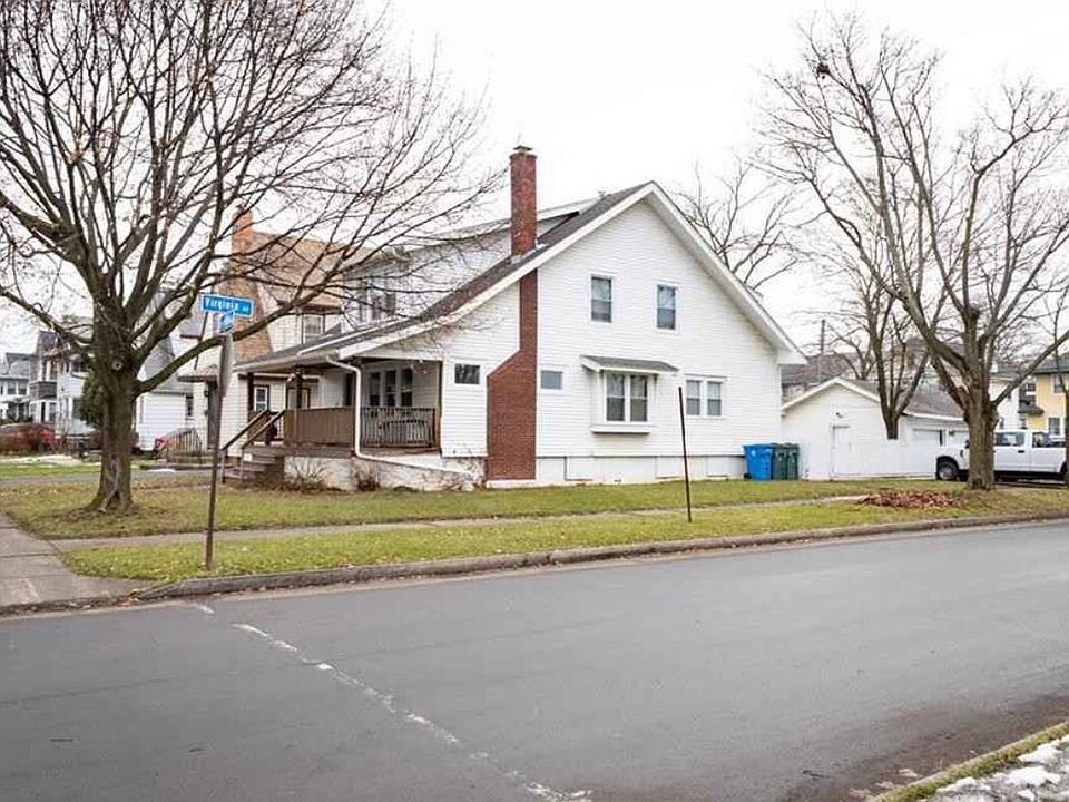 Second floor of a corner plot duplex.