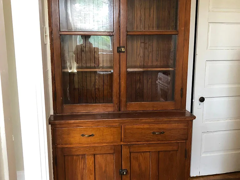 Built-in cabinet in kitchen
