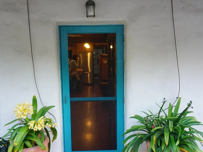 Front Door with latching screen