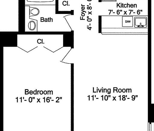 2nd image of 350 W 50th St APT 22C