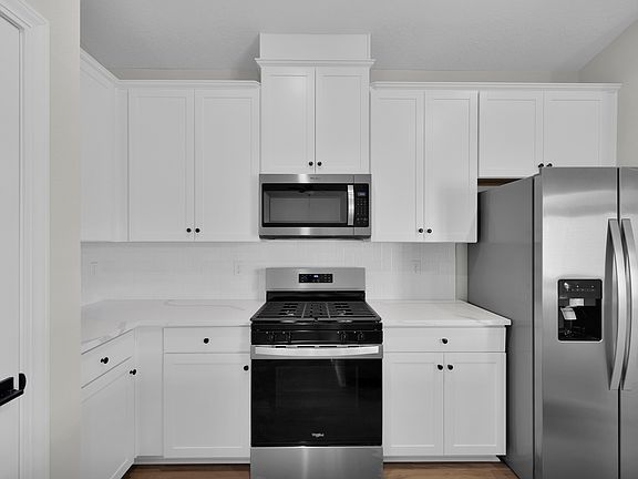 Enjoy the stainless steel appliances