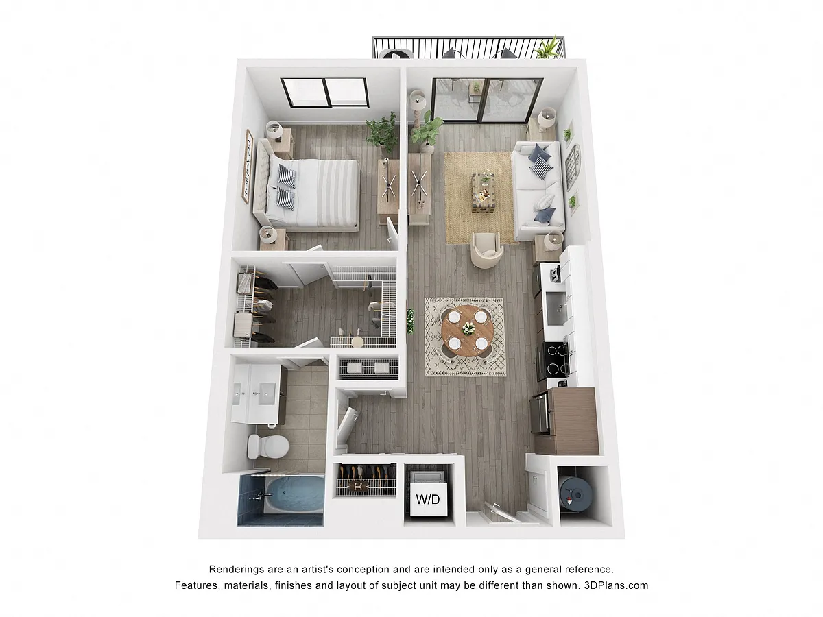 Floor plan A1A