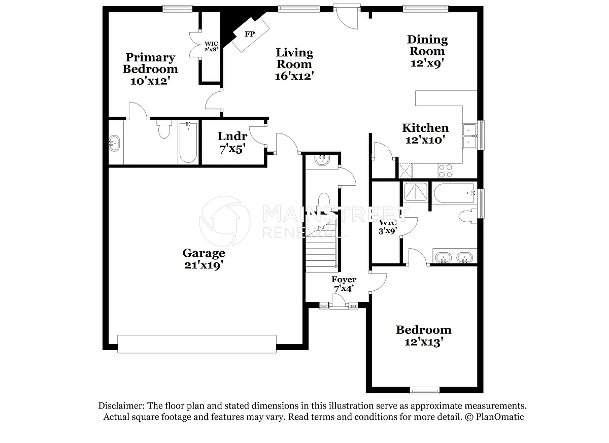 Floor Plan - 1351 Lone Oak Rd
