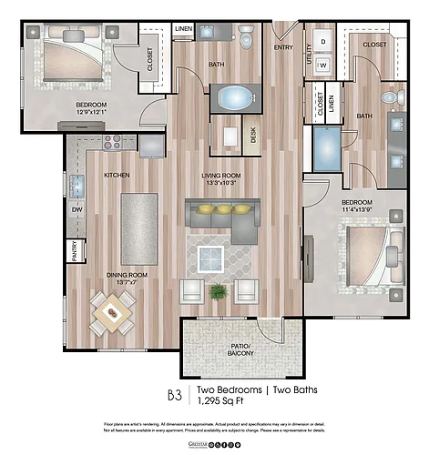 Floor plan B3