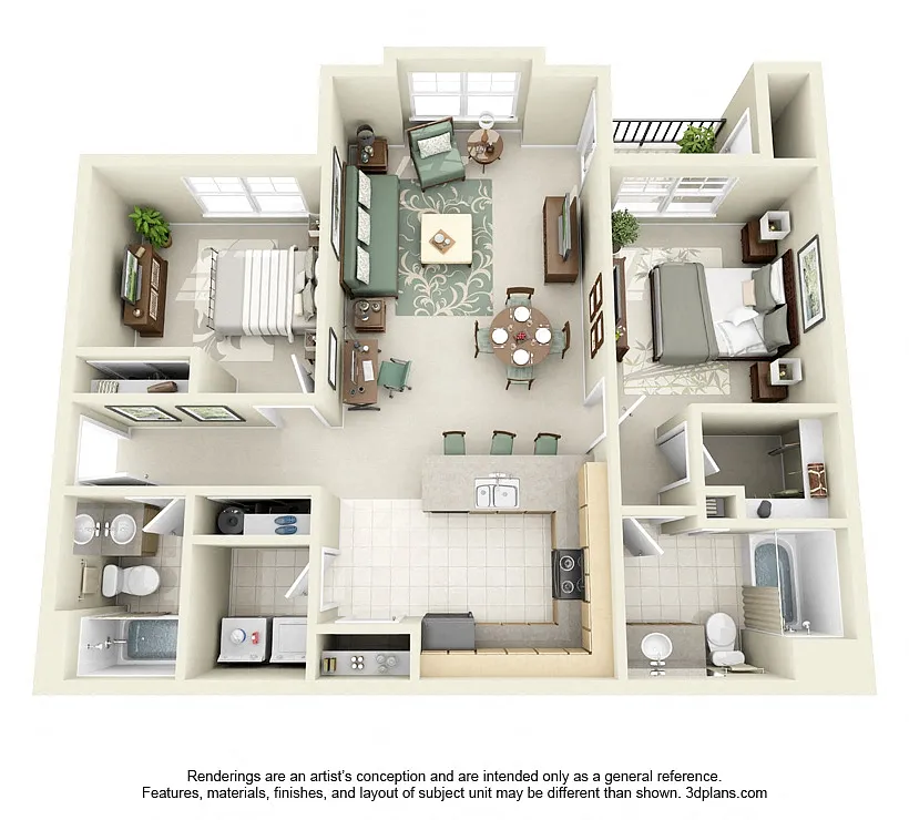 Floor plan B3