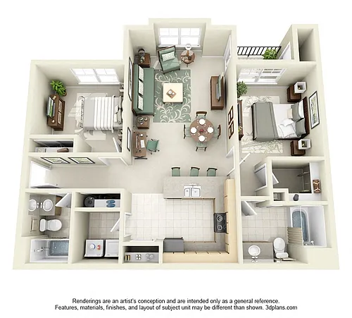 Floor plan B3
