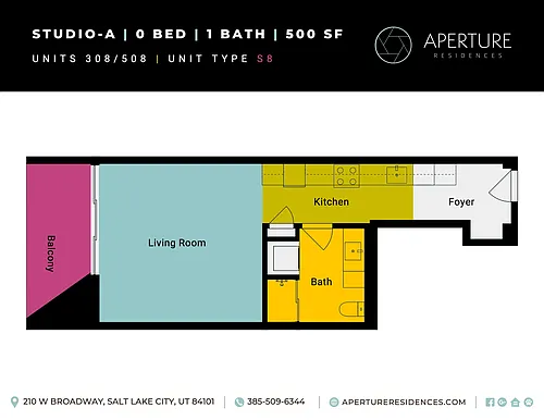 Floor plan Studio-A