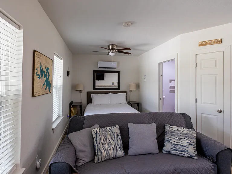Downstairs sleeping area