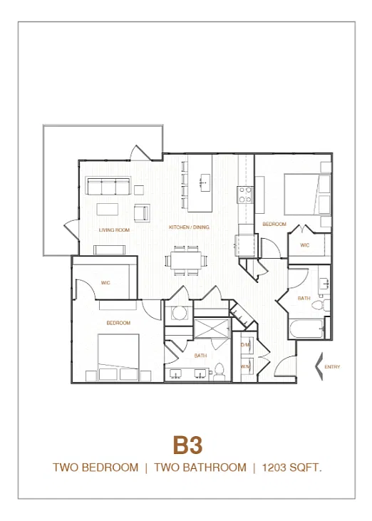 Floor plan B3