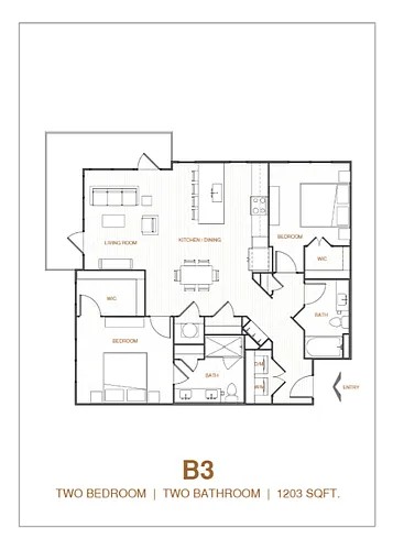 Floor plan B3
