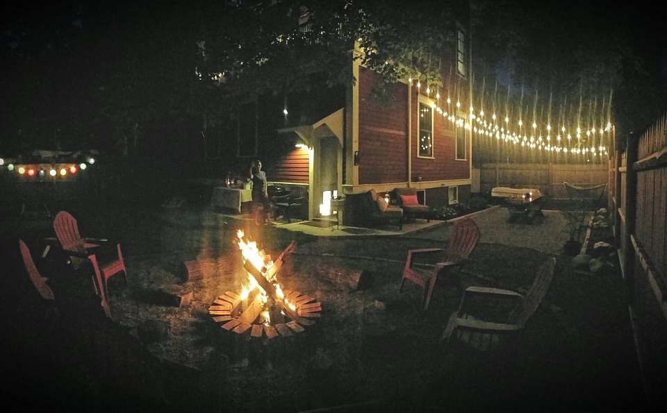 Backyard Campfire