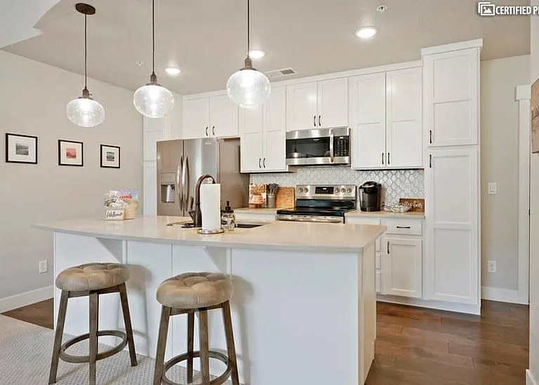 Ample counter space for "eat-in" dining or food prep!