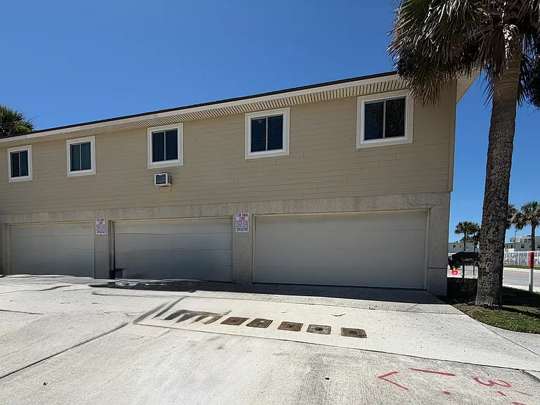 Street view of building: corner unit on right is the unit available.