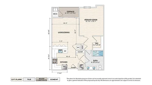 Floor plan The Avalon (A1)