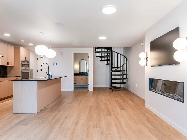 Living Room and Kitchen
