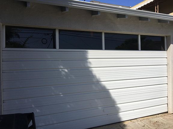 This is the two car garage.