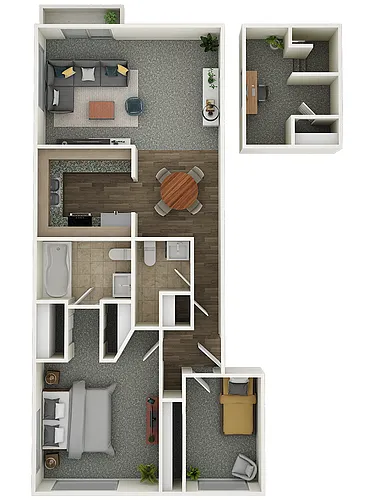 Floor plan 2x2 Loft