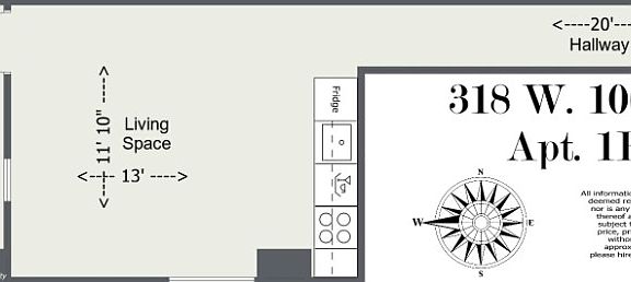 2nd image of 318 W 106th St APT 1RW