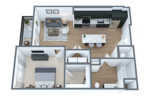 Floor plan B3a