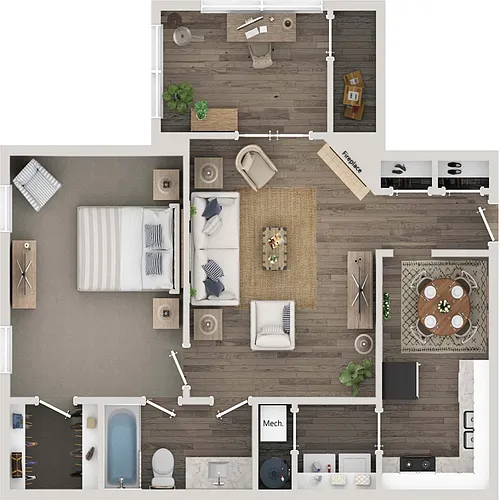 Floor plan The Hilton