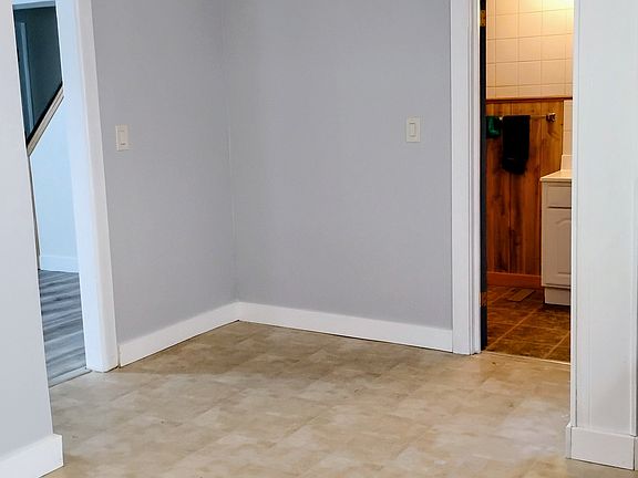 Eat in Kitchen, room for a small table.
Left Door enters the Living Room.
Right Door enters the Full Bath.