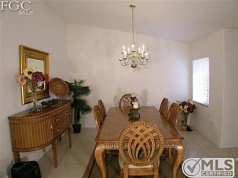 Dining room - all tile