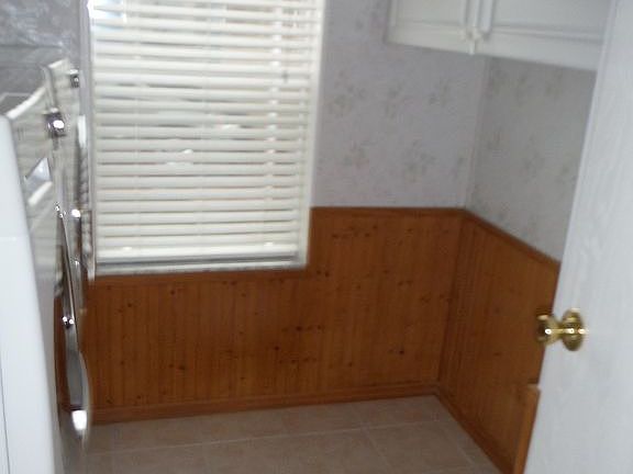 Laundry off the Kitchen.