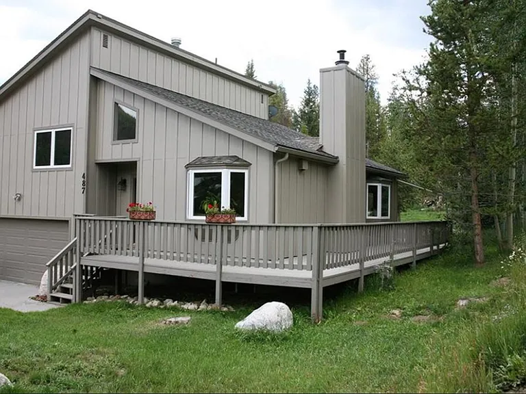 Front of house and Wrap around porch