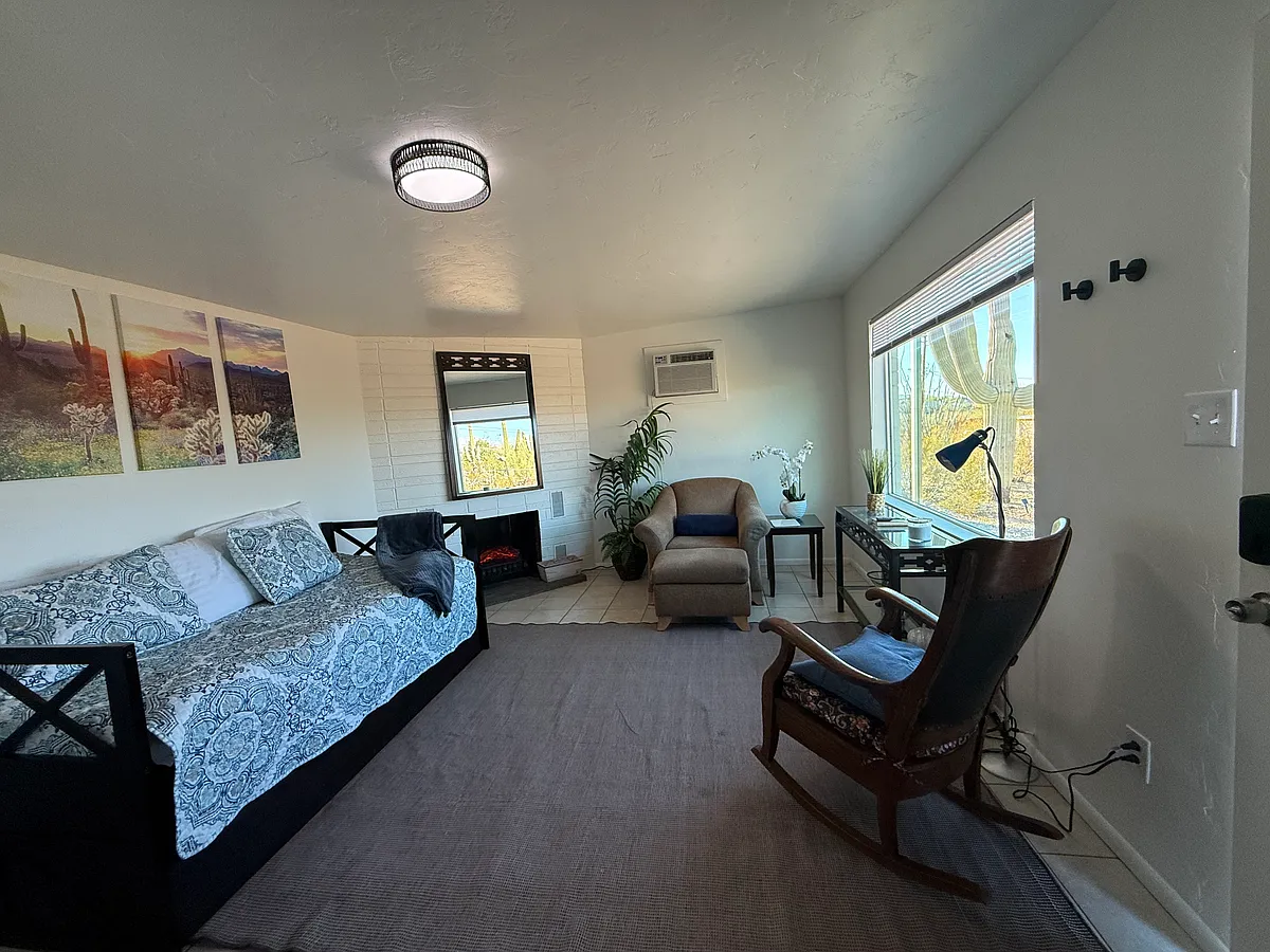 The space is well thought out for comfort. It has a small closet for minimalists. - 1702 N Greasewood Rd