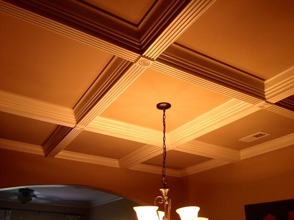 Dinning Room coffer ceiling