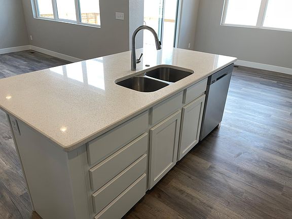 Large open kitchen with breakfast island