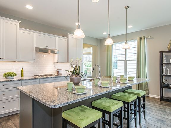 Kitchen with ample cabinet space