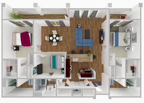 Floor plan The Camellia