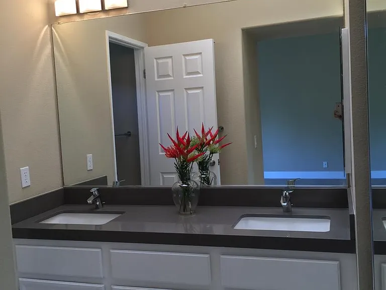 Bathroom off bedroom