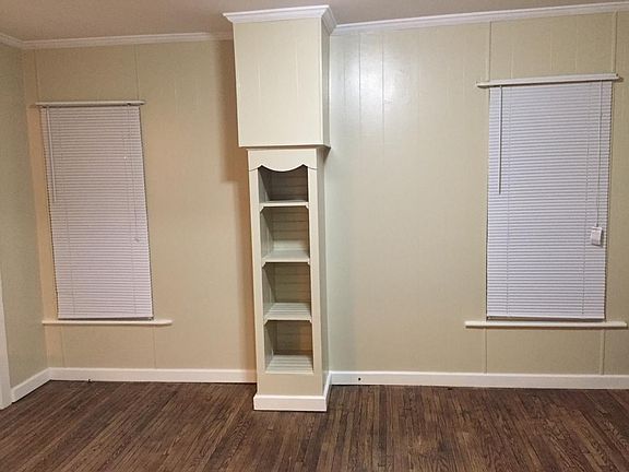 Living Room with Built In Shelves