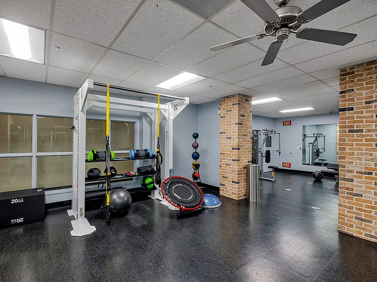 Get a workout in anytime of day at the fitness center