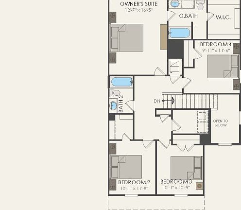 Second Floor 4 br 2.5 ba