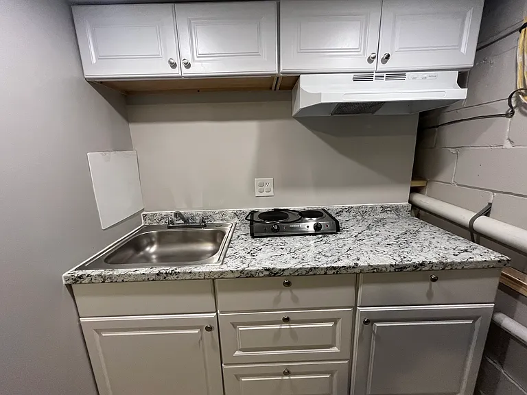 Studio sink and cabinets