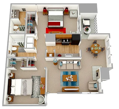 Floor plan The Piedmont