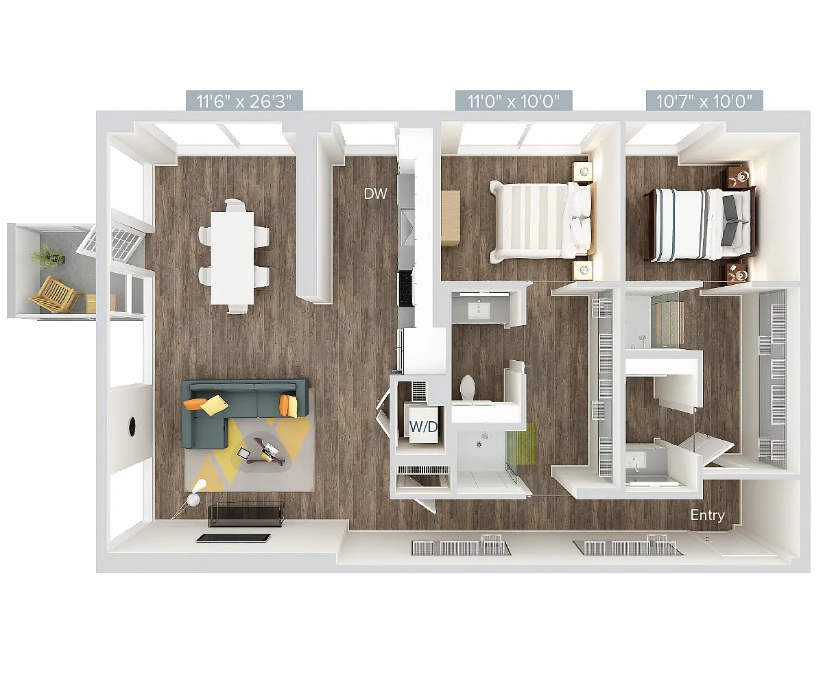 Floor plan B18V-1182