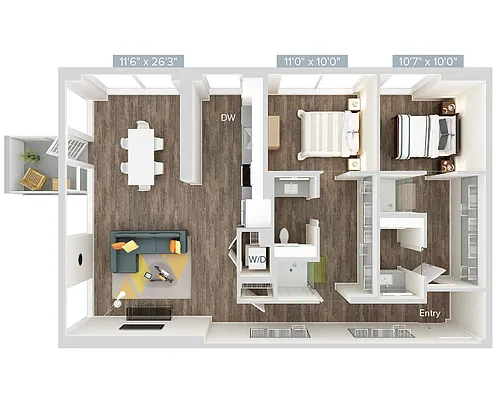 Floor plan B18V-1182