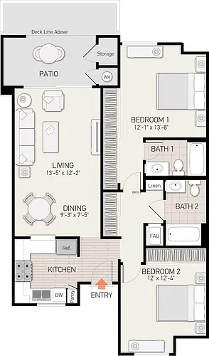 Floor plan Plan D