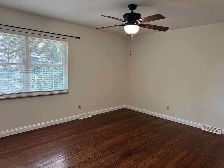 Master bedroom with walk-in closet