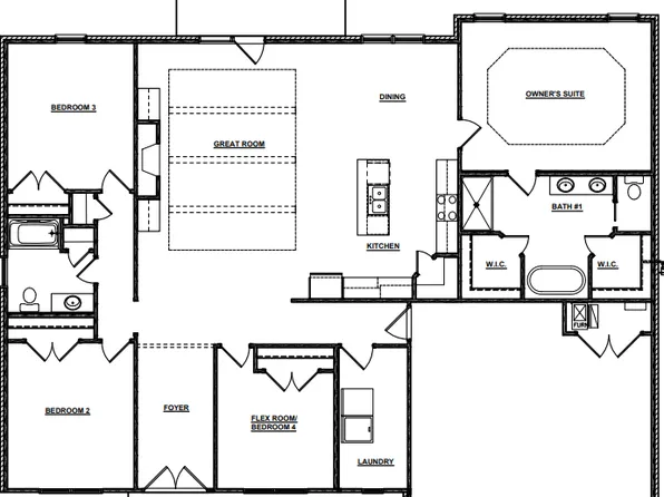 Model Home Plan, Woodland Ridge Subdivision