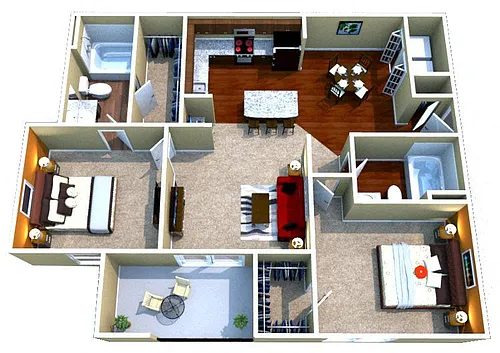 Floor plan B1R